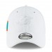 Men's Miami Dolphins New Era White 2018 NFL Sideline Color Rush Official 39THIRTY Flex Hat 3062629